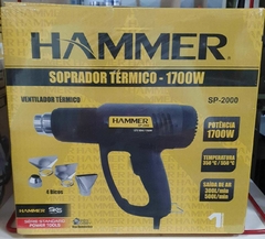 Soprador Térmico 1700w 350 A 550ºc + 4 Bicos Hammer - comprar online