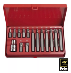 Chave Torx Eda Longo e Curto 15 Peças - Importadora Eda - comprar online