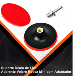 Suporte para Disco Lixa Aderente 125mm Furadeira Lixadeira - Fertak Tools na internet