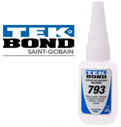 Cola Instantânea Tek Bond 793 20g Acrigel Postiça