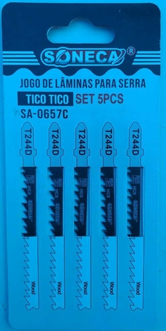 Jogo De Lâminas Para Serra Tico Tico T144d 5 Peças - JMS FERRAMENTAS