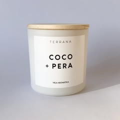 VELA COCO + PERA - FRASCO BRANCO - comprar online