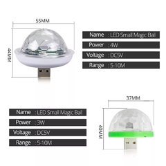 Bola autorítmica LED USB - tienda online