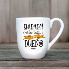 Taza de cerámica - boludario.santafe