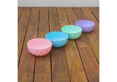 Bowl facetado MEDIANO - pastel - comprar online