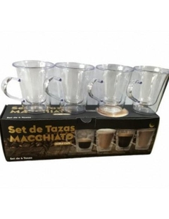 Set de tazas plasticas doble fondo - comprar online