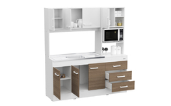 COCINA COMPACTA BLANCO FRENTE CARVALHO MEZZO - comprar online