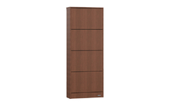 Zapatero 4 Puertas Nature 158 × 62 × 22 cm - libertador muebles