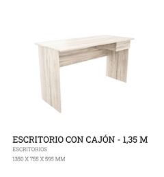 ESCRITORIO CON CAJÓN - 1,35 M