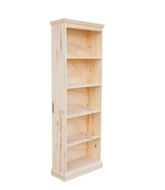 biblioteca pino 1.80 cm de alto (40, 60, 80, 100 cm ancho) - libertador muebles