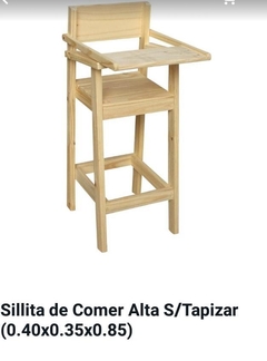 silla alta de niño