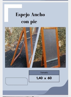 Espejo Ancho con Pie