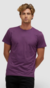 Camiseta Essencial Basicando Gola Redonda Lisa 100% Algodão Roxo (Masculina)