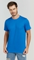 Camiseta Essencial Basicando Gola Redonda Lisa 100% Algodão Azul Royal (Masculina)