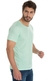 Camiseta Essencial Basicando Gola Redonda Lisa 100% Algodão Verde Água (Masculina) - comprar online