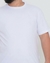 Camiseta Plus Size Essencial Basicando Gola Redonda Lisa 100% Algodão Branco (Masculina) - Basicando - O Básico que não é tão Básico assim!