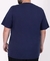 Imagem do Camiseta Plus Size Essencial Basicando Gola Redonda Lisa 100% Algodão Azul Marinho (Masculina)