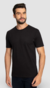 Camiseta Essencial Basicando Gola Redonda Lisa 100% Algodão Preto (Masculina)