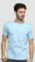 Camiseta Essencial Basicando Gola Redonda Lisa 100% Algodão Turquesa (Masculina)