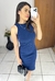 Vestido Midi Kraus Azul Marinho