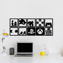 Imagem do Quadro Decorativo Vazado Gamer Geek