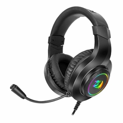 HEADSET GAMER REDRAGON HYLAS, RGB, DRIVERS 50MM, PRETO, H260RGB