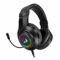 HEADSET GAMER REDRAGON HYLAS, RGB, DRIVERS 50MM, PRETO, H260RGB na internet