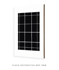 Quadros Grid color P&B Retângulo - comprar online