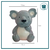 Alcancía De Ceramica Koala Infantil Decoración Hogar Animal - comprar online