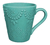 Taza Jarro Ceramica Dallas Tazon Mug C/ Manija 280ml Celeste