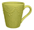 Taza Ceramica Dallas Tazon Mug Con Relieve 280 Ml Verde