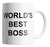 Taza The Office World's Best Boss Ceramica Calidad Premium