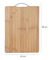 Tabla De Corte De Alimentos Madera Bamboo 38 Cm Con Agarre - comprar online