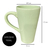 Taza Alta Mug Cerámica Colores Pasteles Cafe Artesanal Verde - comprar online