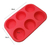 Molde Muffins Silicona Cupcakes X6 Reposteria Cocina Horno - comprar online