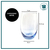 Vaso Bombe X6u Color Azul Transparente Degrade Vidrio - comprar online