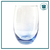Vaso Bombe X6u Color Azul Transparente Degrade Vidrio