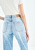 Calça Jeans Lez a Lez Reta Slim Cropped Cintura Alta Comfort - comprar online