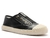 Tênis Arezzo Slip On Preto Couro Sola Baixa Elástico