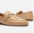 Mocassim Arezzo Couro Nude Corrente - comprar online