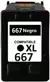 Cartucho Alternativo 667 XL Negro