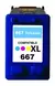 Cartucho Alternativo 667 XL Color
