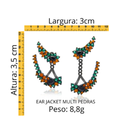 Ear Jacket Multi Pedras - comprar online