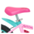 Bicicleta Infantil aro 14 First pro rosa/verde, Nathor (81529) - loja online