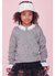 Blusa infantil feminina tricot corações cristal bordado - 122222.237