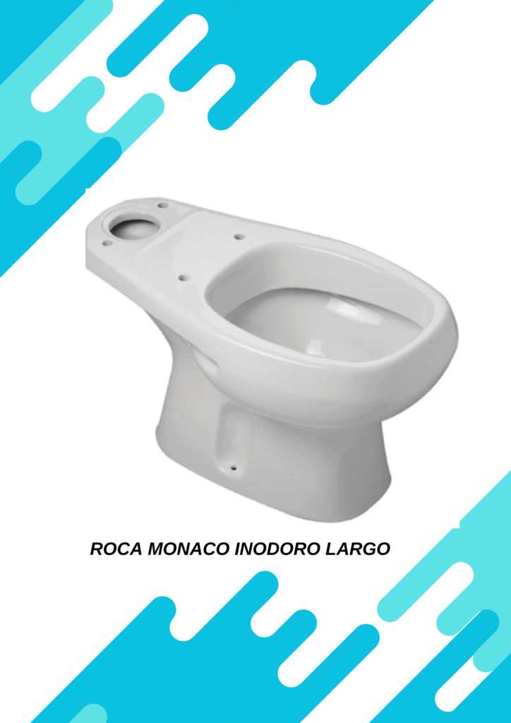 Roca Monaco Inodoro Largo Blanco