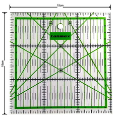 Régua 15 cm x 15 cm
