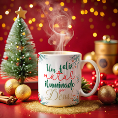 CANECA NATAL COM FOTO - JJ PERSONALIZADOS