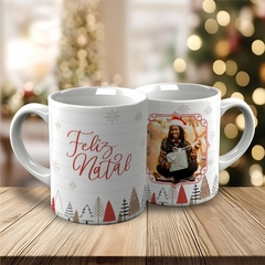 CANECA NATAL COM FOTO - VINTAGE - comprar online