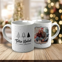 CANECA NATAL COM FOTO - VINTAGE - loja online